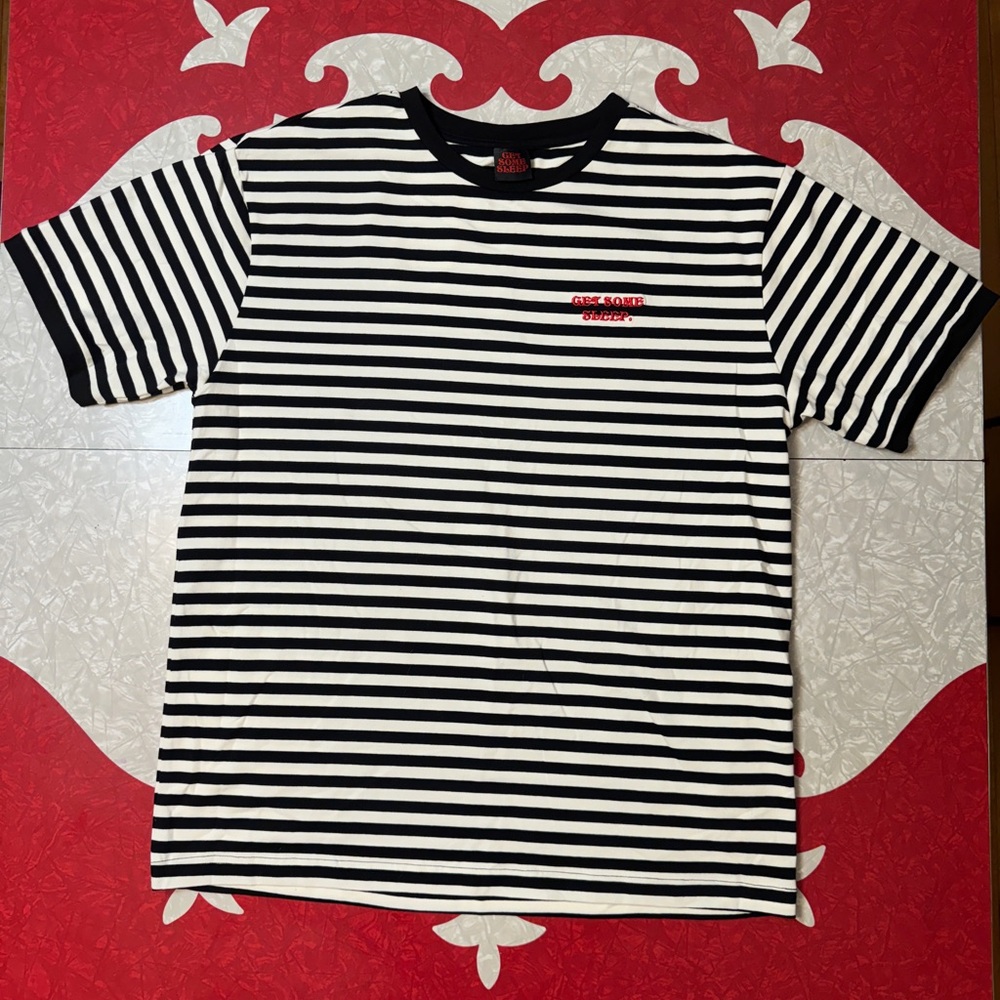 Get Some Sleep “I Miss The Days We Would Waste In The Sun” Stripe Tee